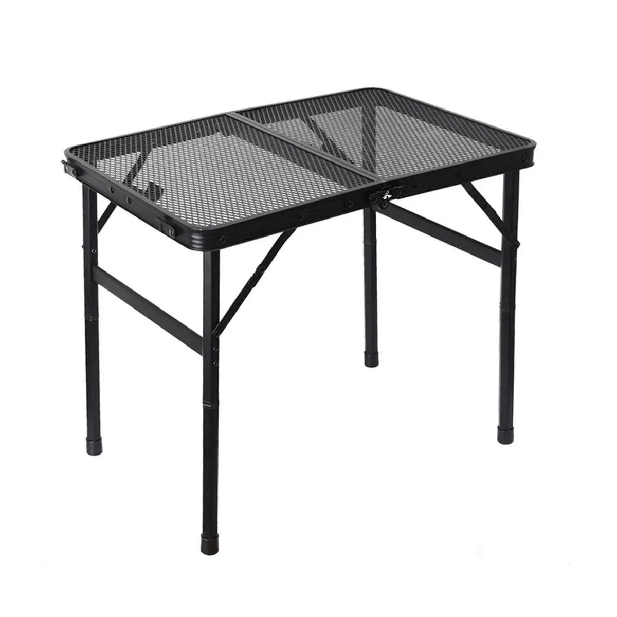 ALANES 60x40x56cm Metal Picnic Small Folding Table for Outdoor Garden Patio