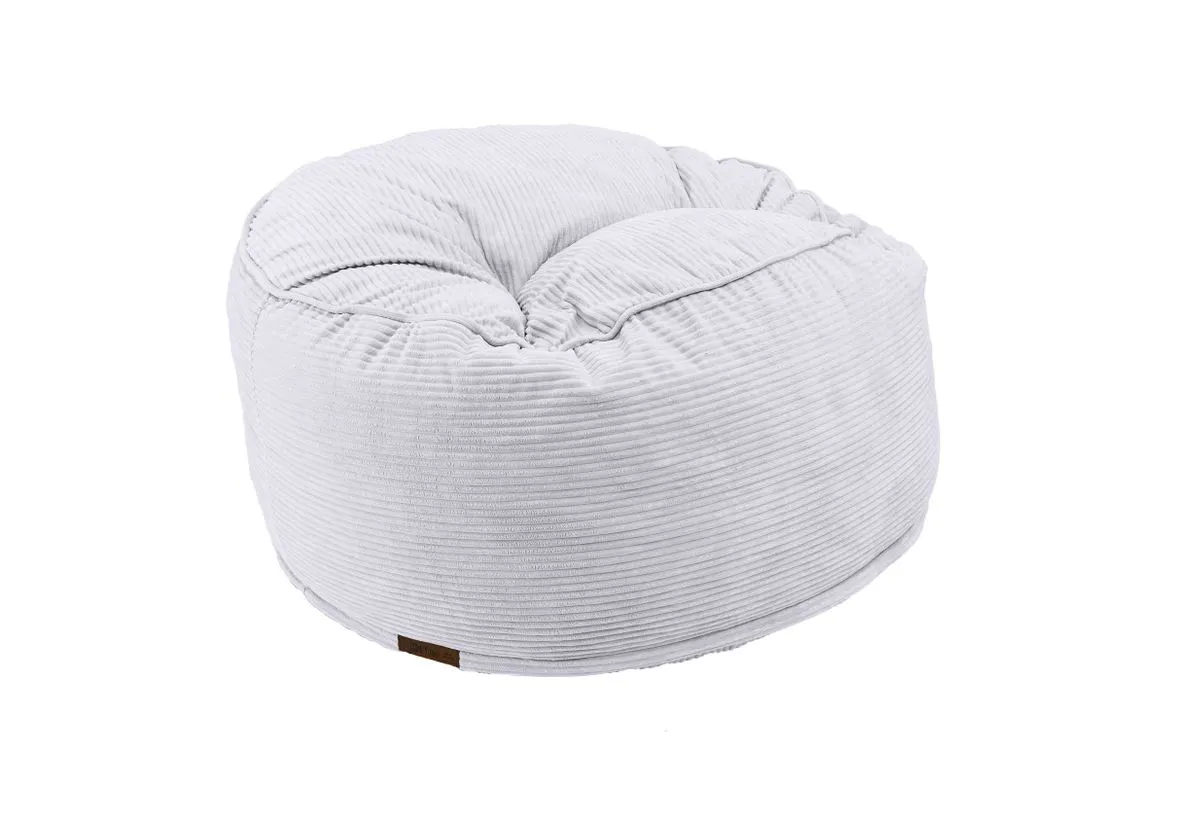 Comfyzak 140cm Beanbag - Grey Corduroy