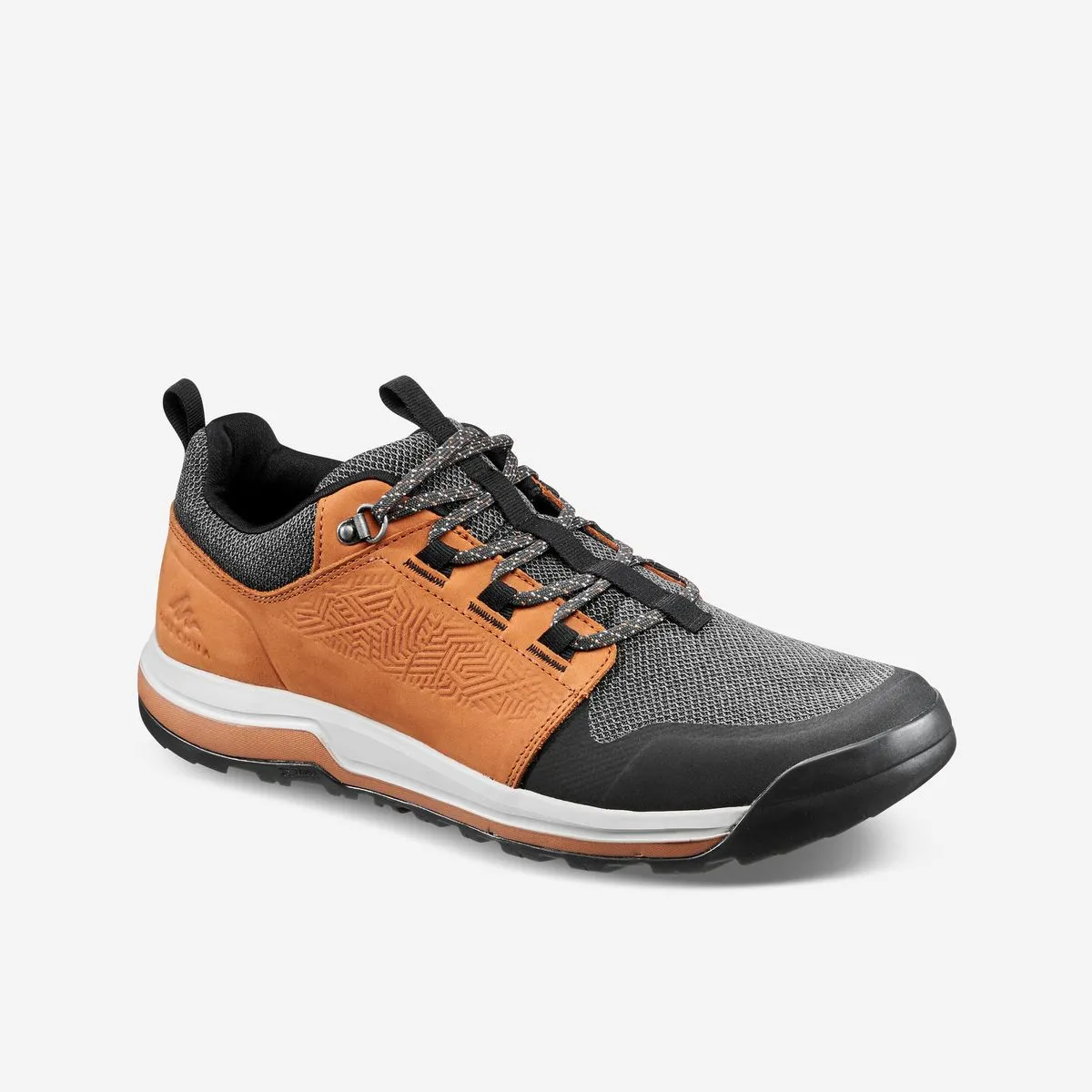 Quechua Men's Hiking Shoes NH500 - Brown & Grey