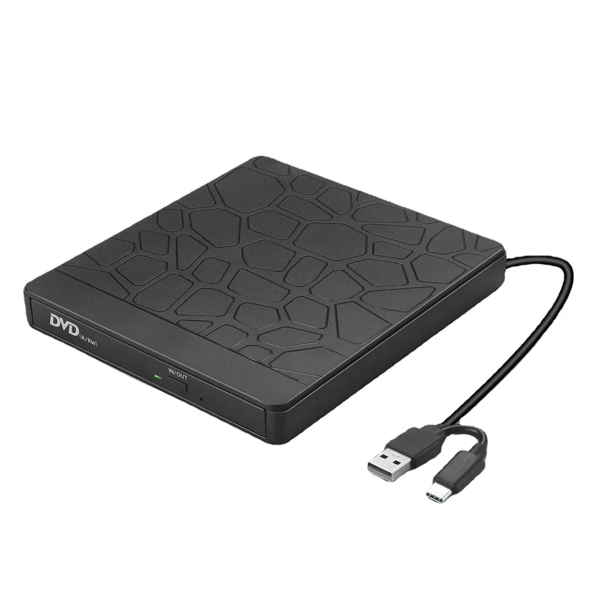 External CD/DVD Drive Laptop, DVD Player for Laptop 6 in 1 USB 3.0