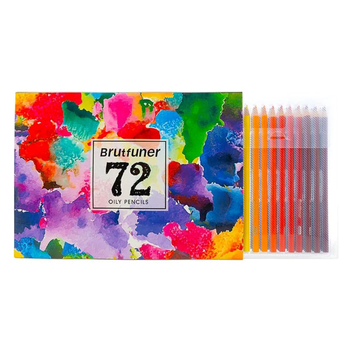 Brutfuner 72pc Premium Oil Based Colour Pencil Set