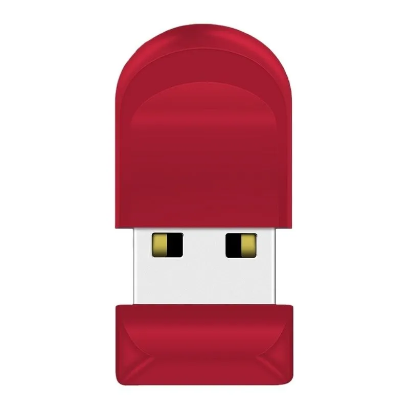 Creative Mini USB 2.0 Flash Drive 16GB With Key Chain - Red