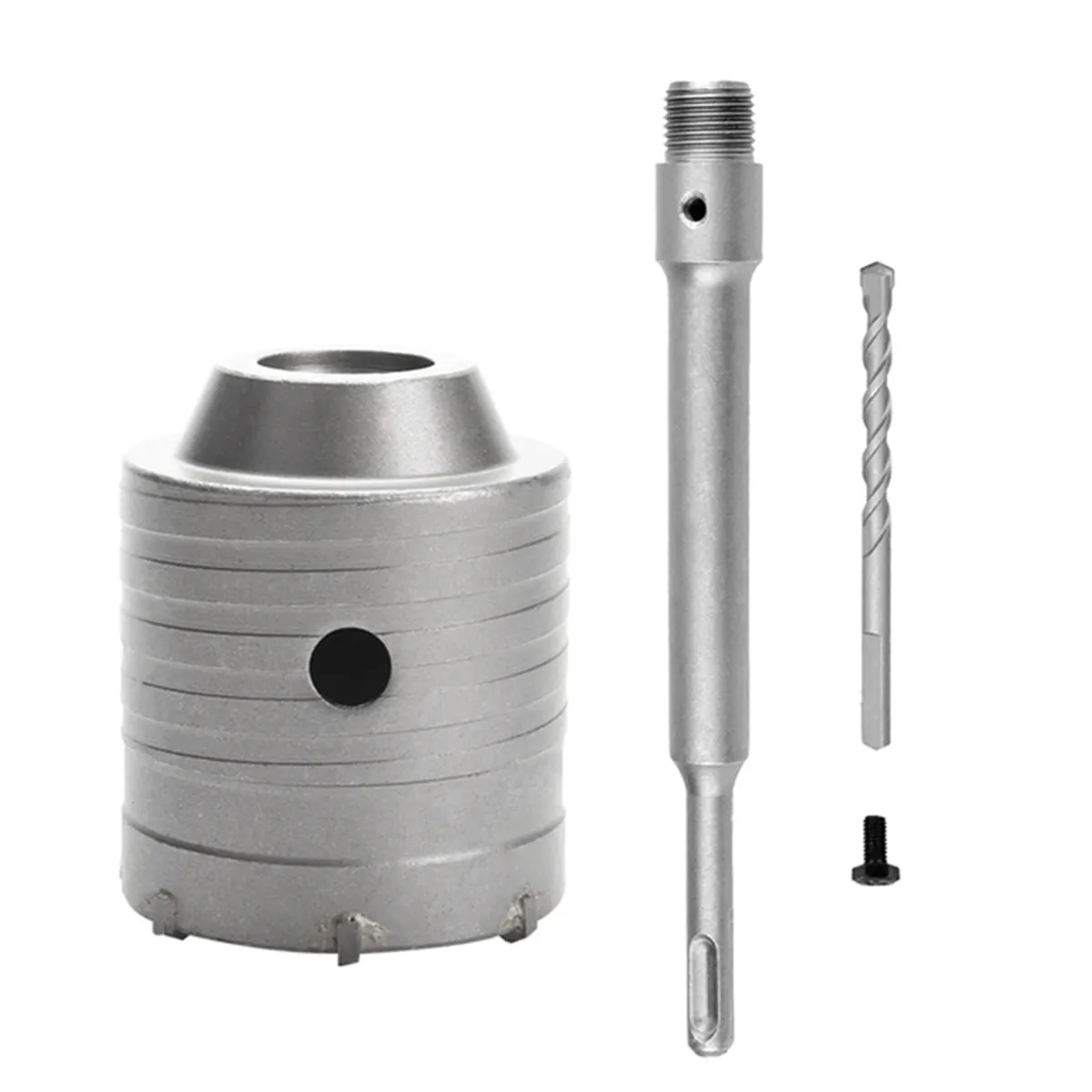SDS Plus Hammer Drills Wall Hole Saw Drill Bit Set Cutter Tools,60mm
