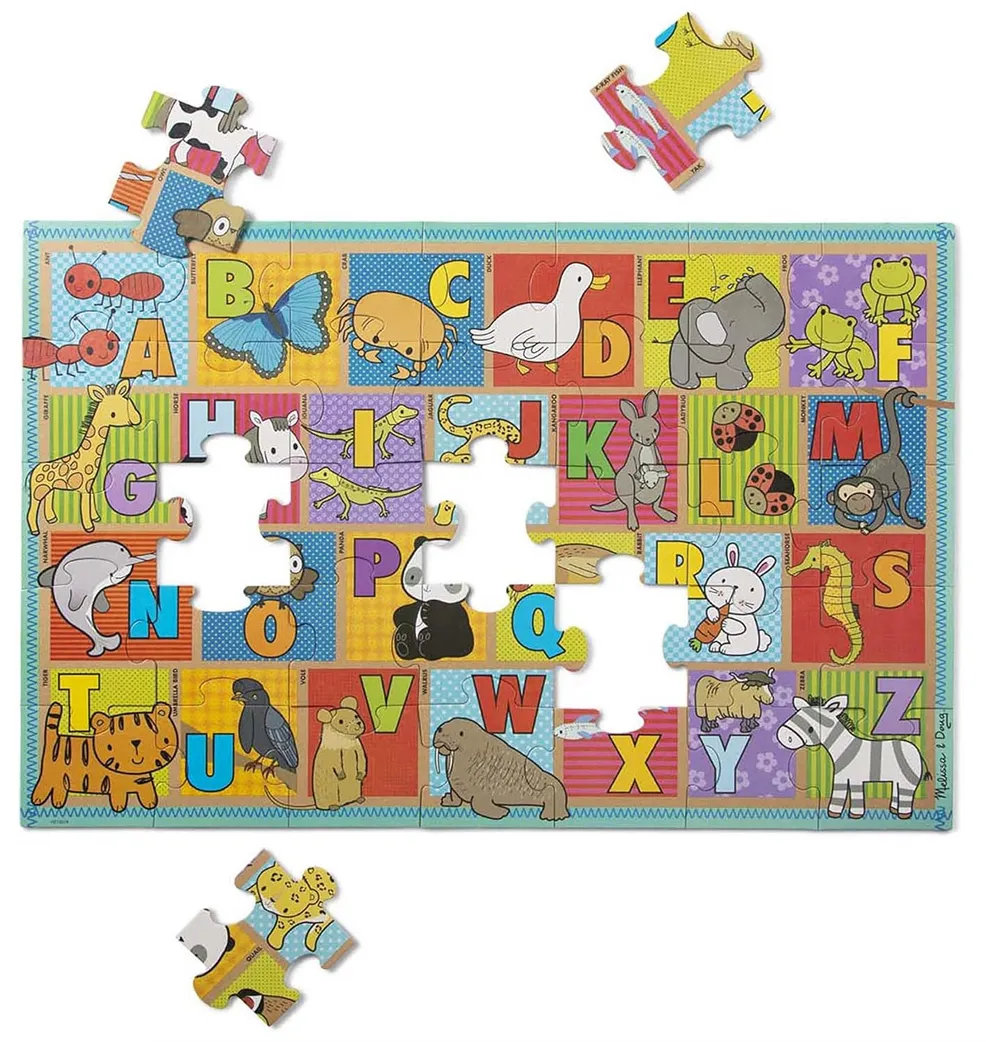Melissa & Doug ABC Animals Giant Floor Puzzle (35 Piece)
