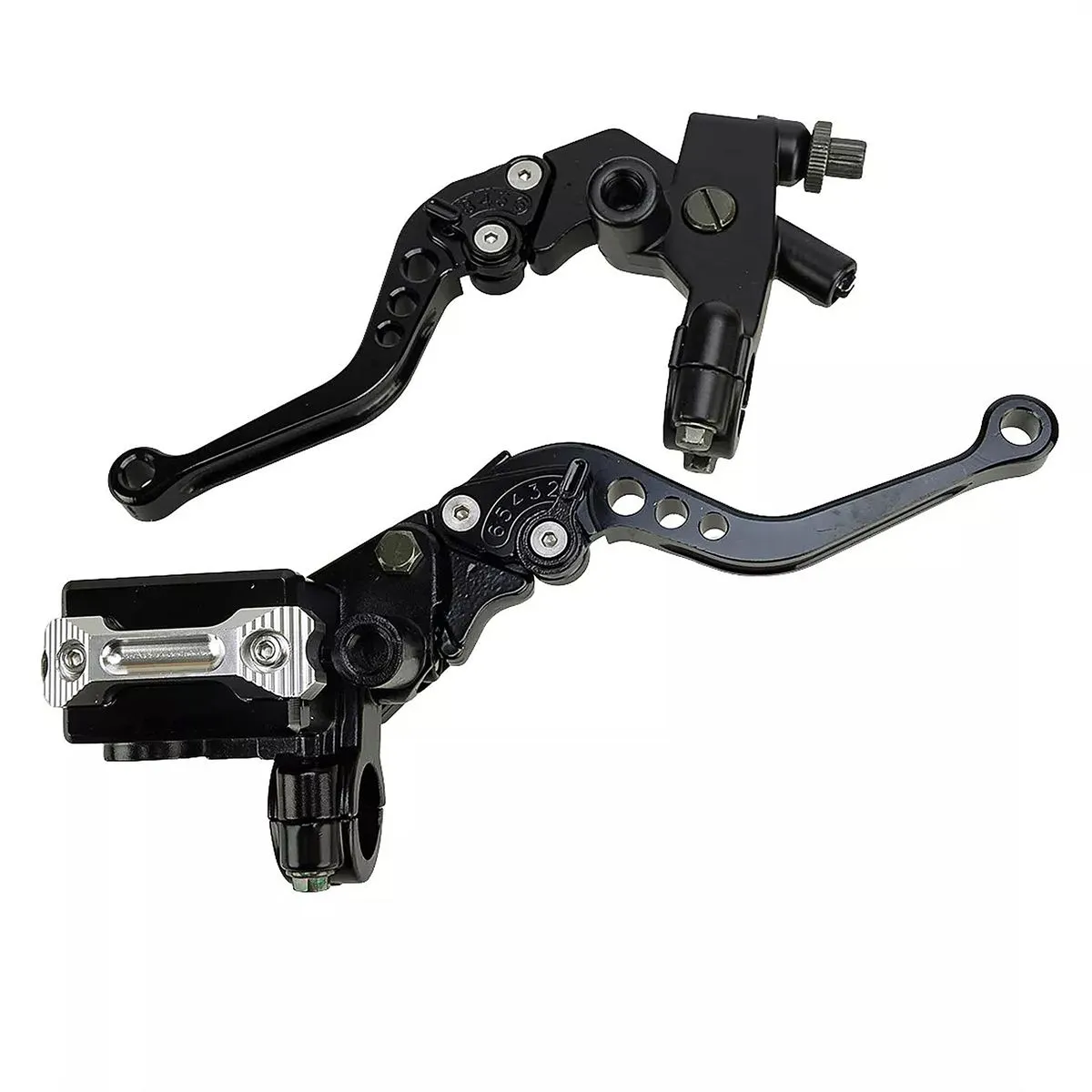 Universal Motorcycle 7/8" Brake Pump Clutch Master Cylinder Reservoir Lever