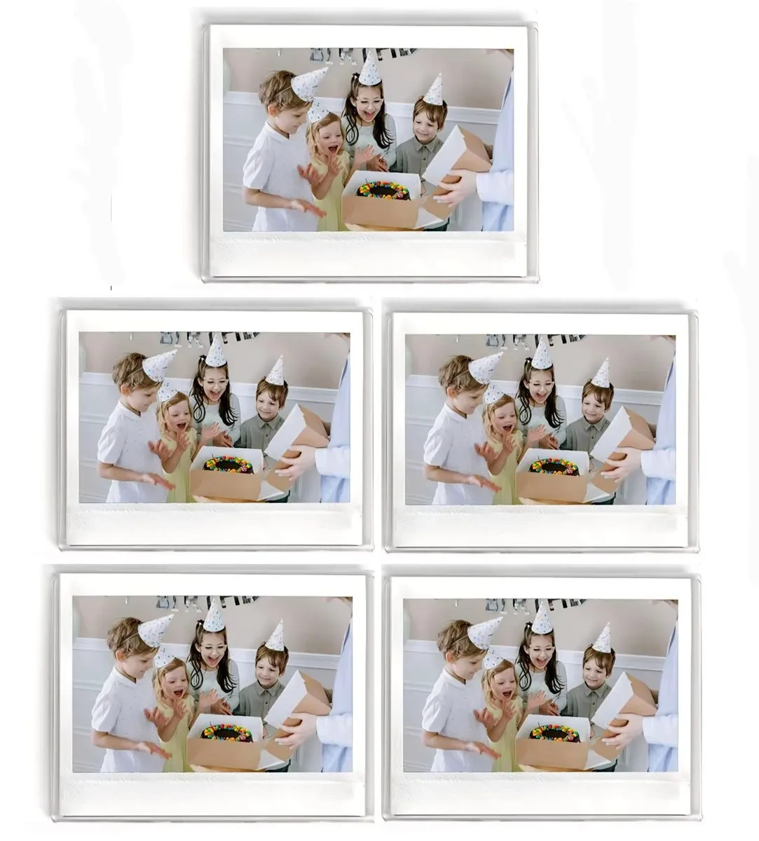 Magnetic Clear Frame for Instax MINI/WIDE 5pc