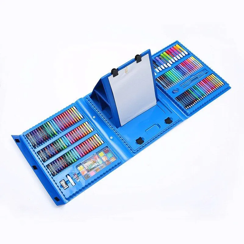 Children's Painting Set 208 Pieces Art Set - Blue