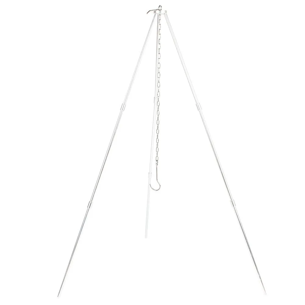 Outdoor Portable Foldable Metal BBQ GrillHanging TripodN/AN/A