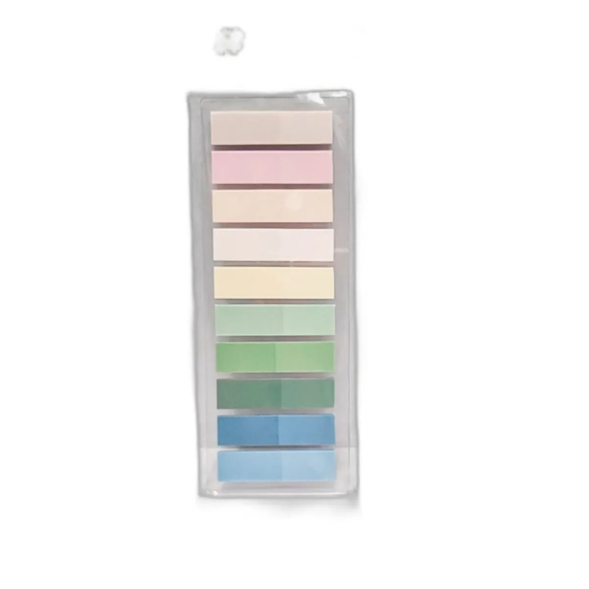 Colorful Index Sticky Notes with Transparent Backing