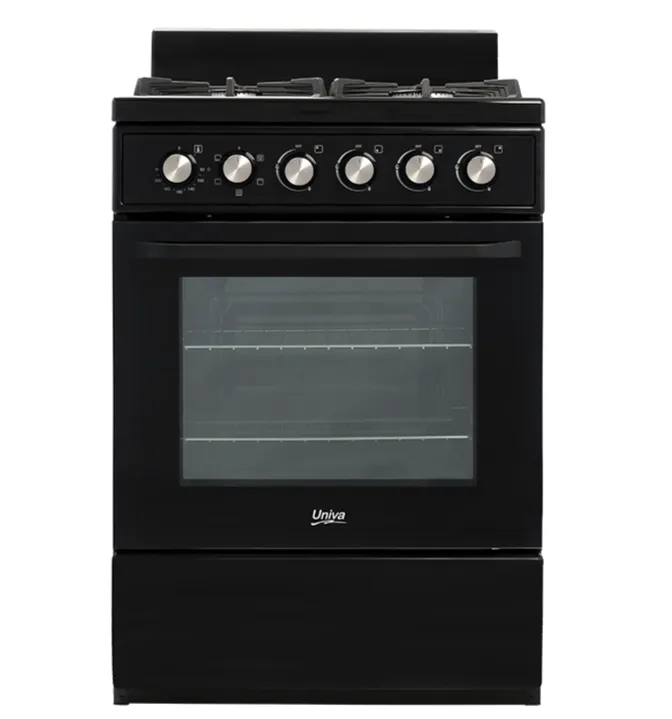 Univa 4 Burner Battery Ignition Gas Stove with 82L Electric Oven UGE016BI-1