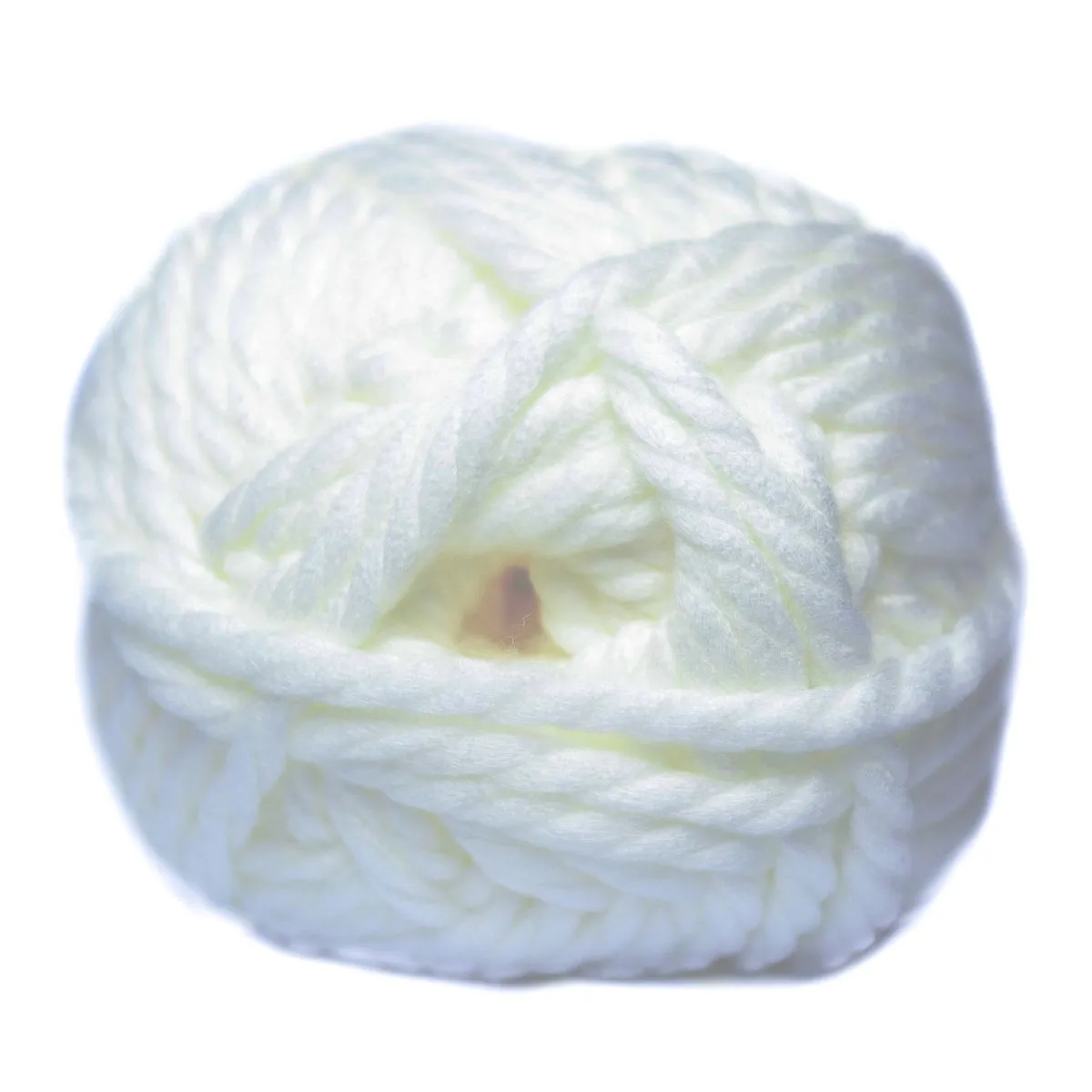 Elle Wool Charity Mega Chunky Solid 2 x 300 gram balls yarn - 001 White