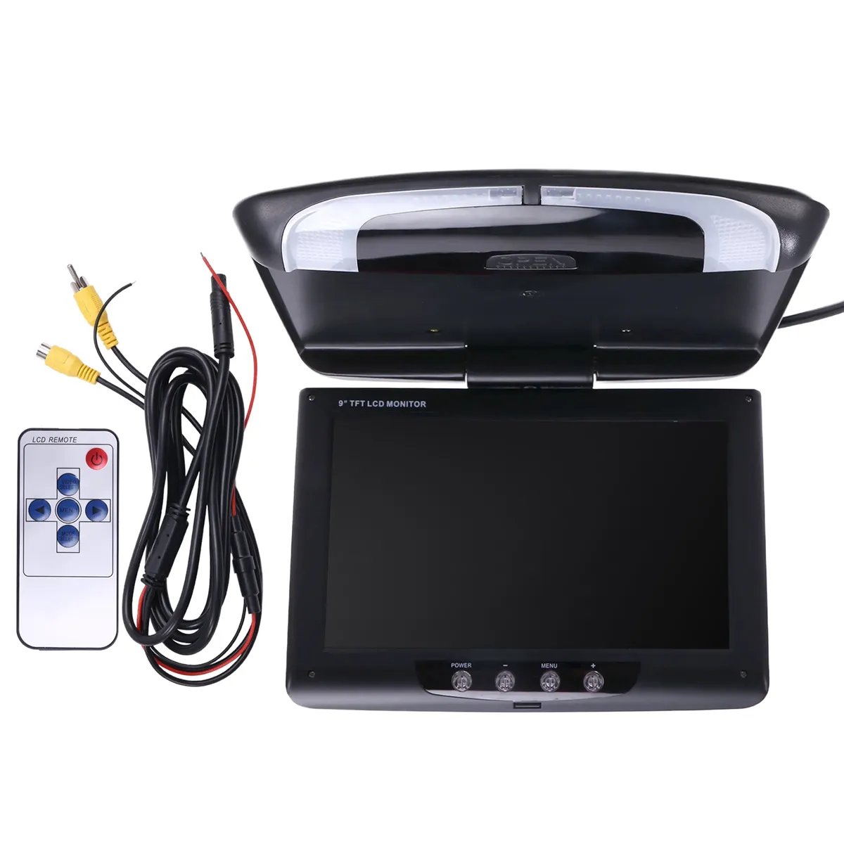Car Roof Monitor Lcd Flip Screen Top Multimedia Compatible with Universal