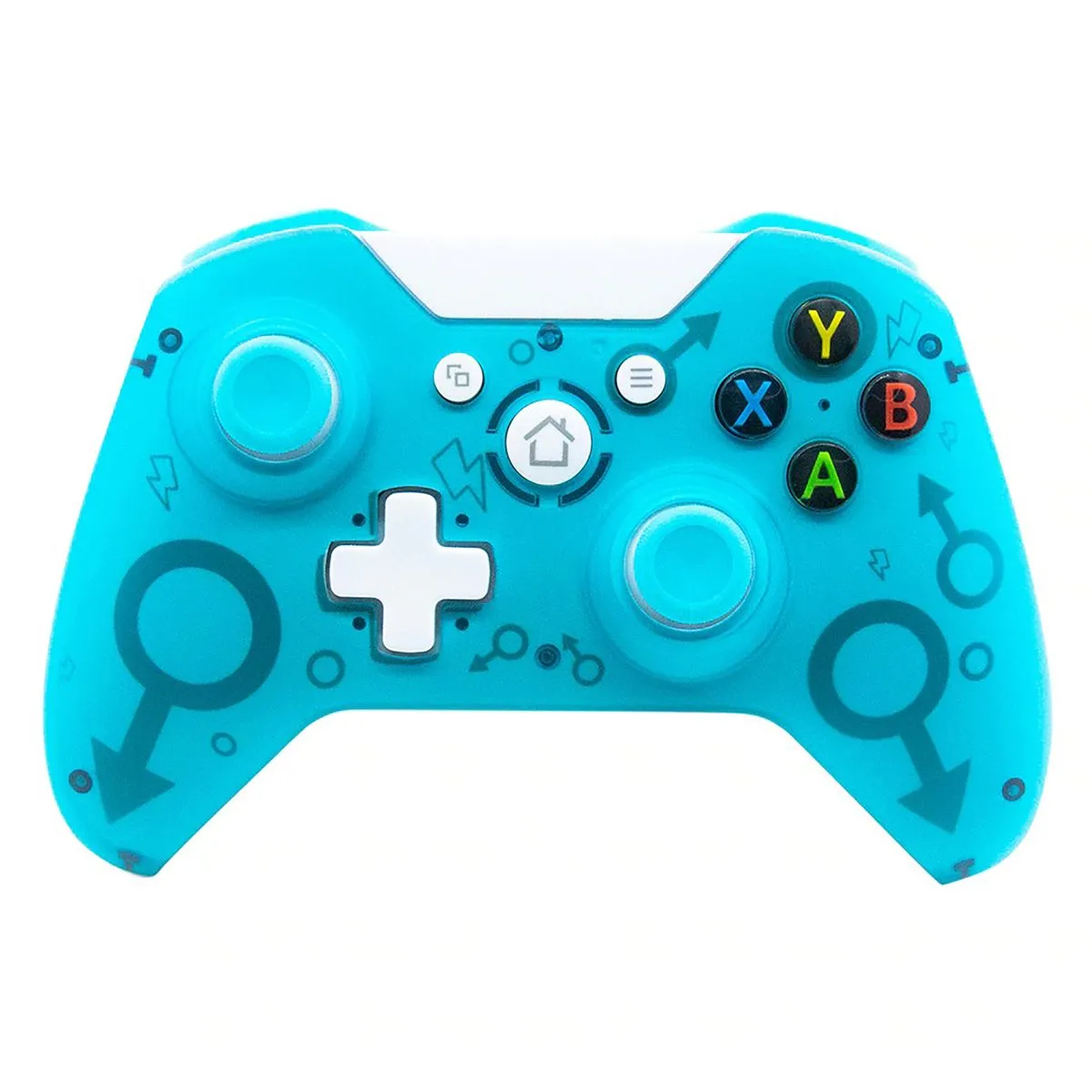 Wireless 2.4GHz Game Controller for Xbox One for PS3 PC - Blue