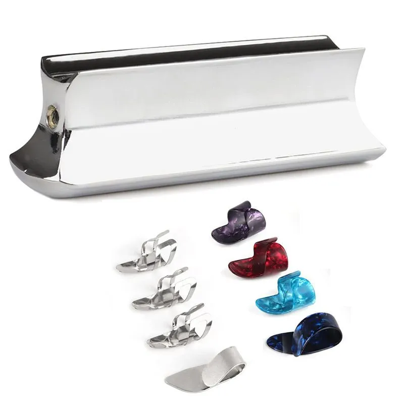 Guitar Slide Metal Steel Tone-Bar,with Celluloid and Stainless Steel