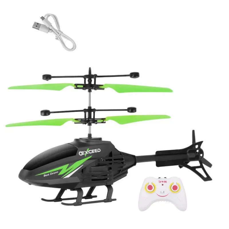 Kids' Remote Control Helicopter - Green