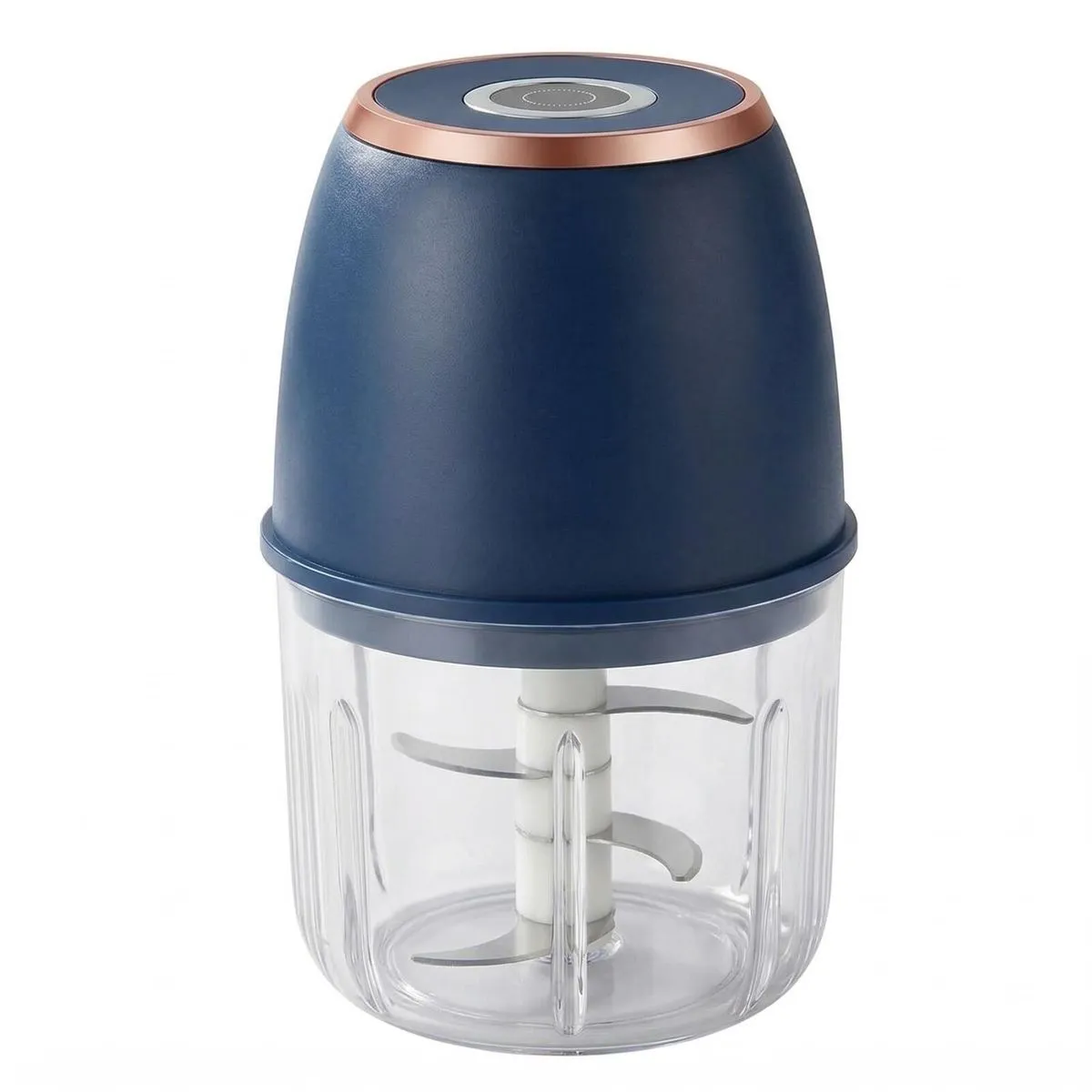 Portable Rechargeable Electric Mini Food & Garlic Chopper - 350ml