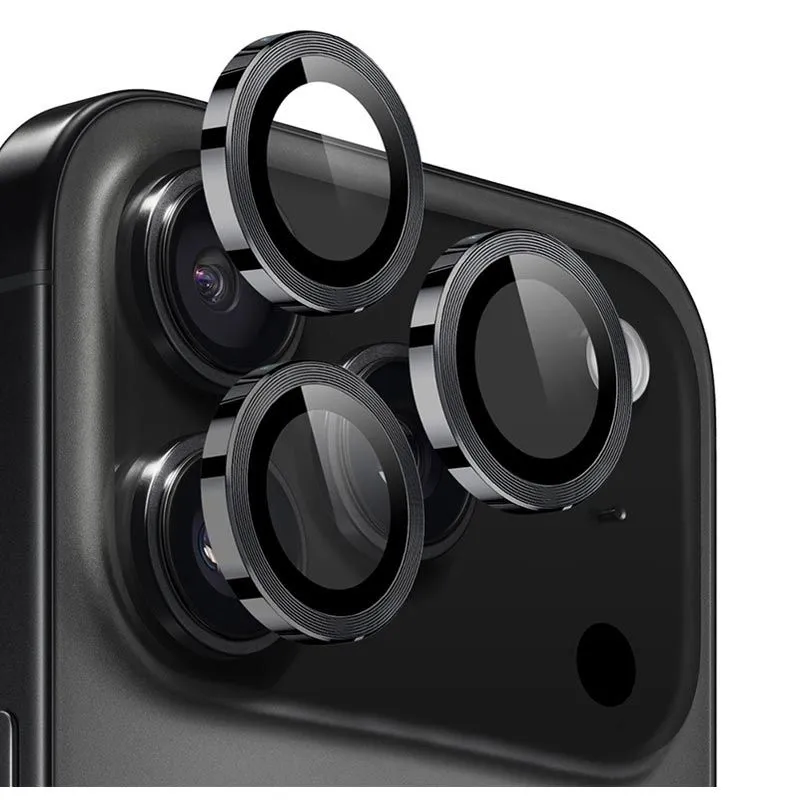 Camera Lens Protector Compatible With IPHONE 17 PRO MAX - Black