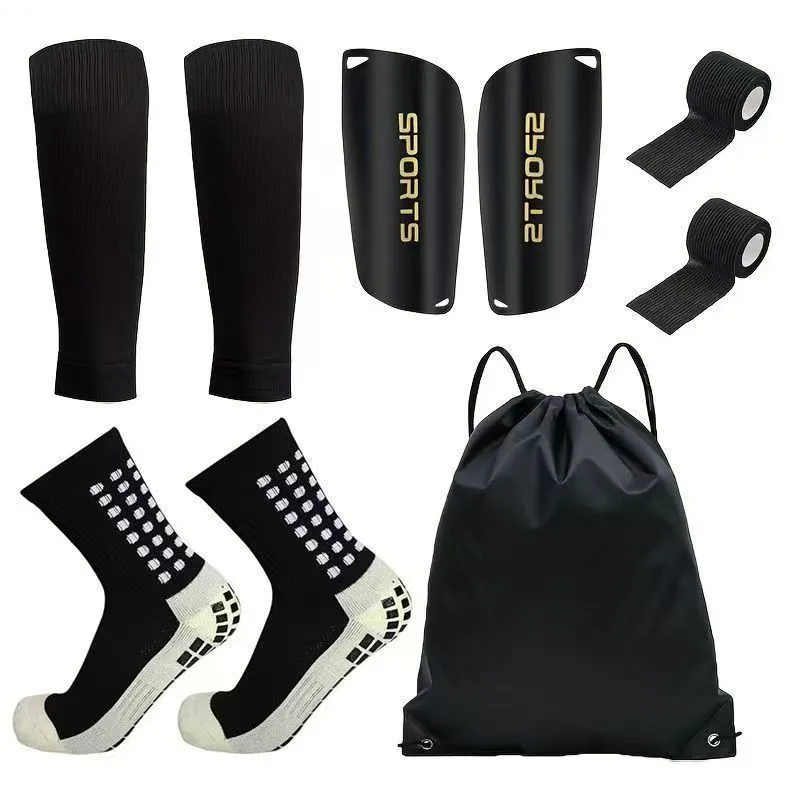 Five-pack football socks - Black