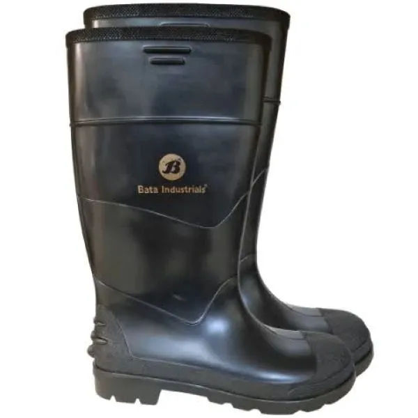 Bata Jobber Gumboot Black Size 7