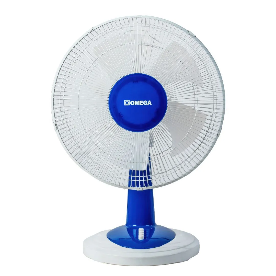 Omega TurboBreeze 16" 40CM Desk Fan Blue - Made in South Africa