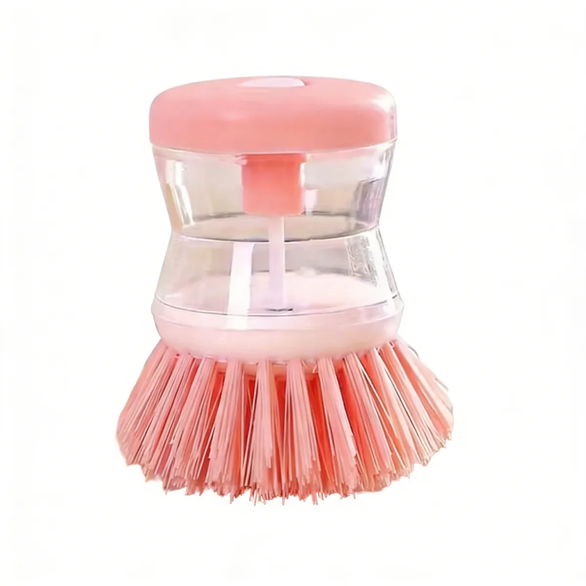 Kitchen Cookware Press Type Liquid Dishwashing Brush