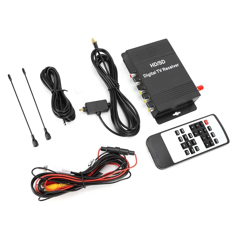 Atsc Digital TV Receiver Box with Antenna for Car Use in Usa Mexico Canada