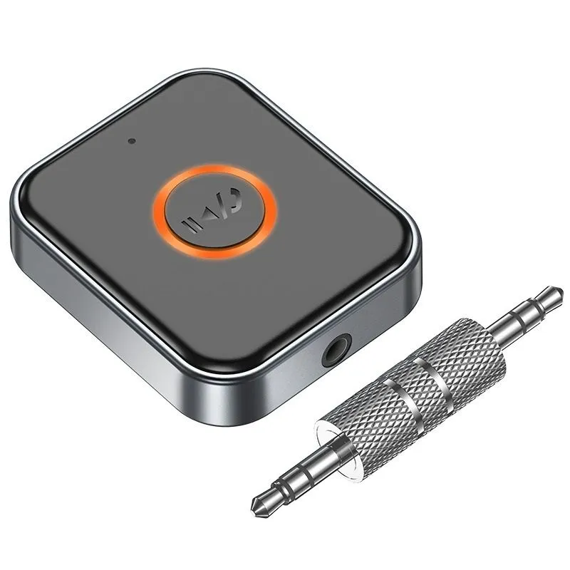 Car Aux BT Receiver Mini Adapter 3.5mm Aux Jacks &Mic For Car/Speakers BC55
