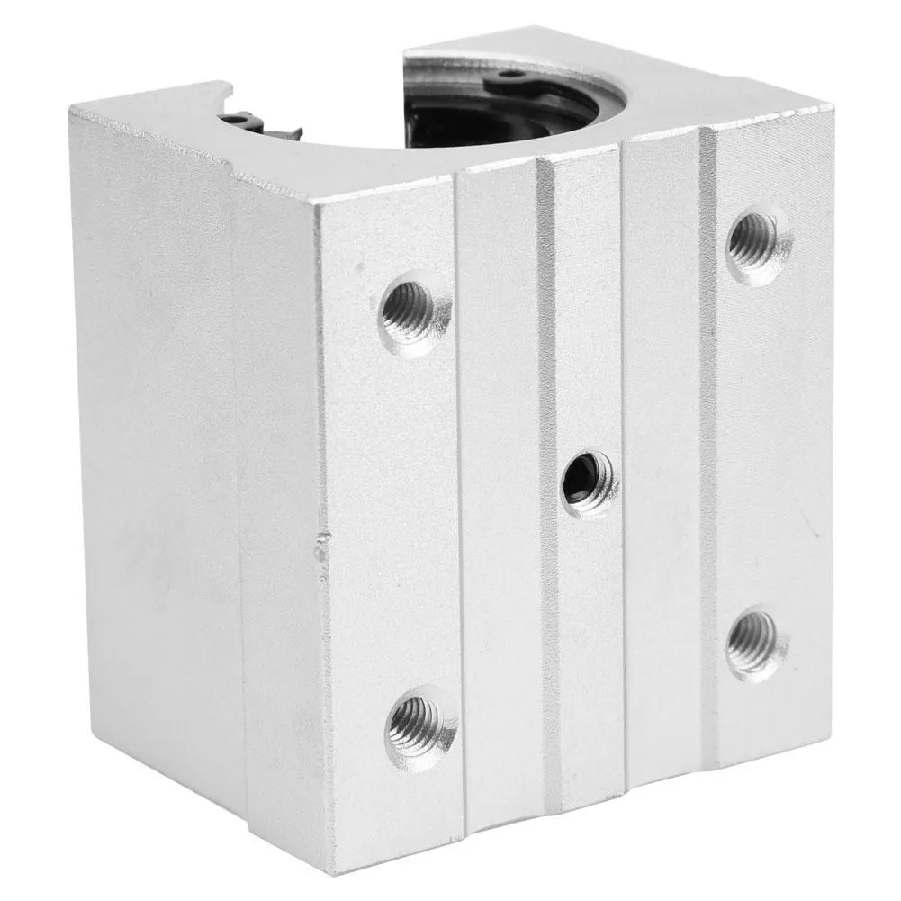 SBR25UU Linear Bearing Slide Block, Aluminum Alloy Linear Motion Guide