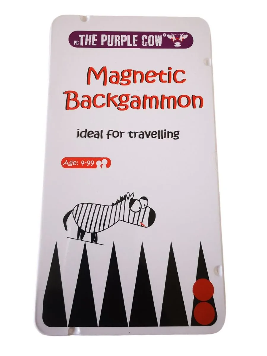 Magnetic Compact Games - Assorted Games - Back Gammon