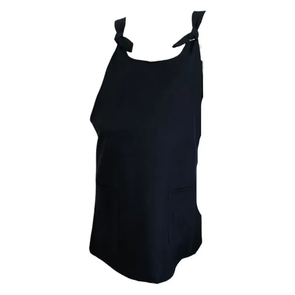 Maternity Overalls Dress - Black
