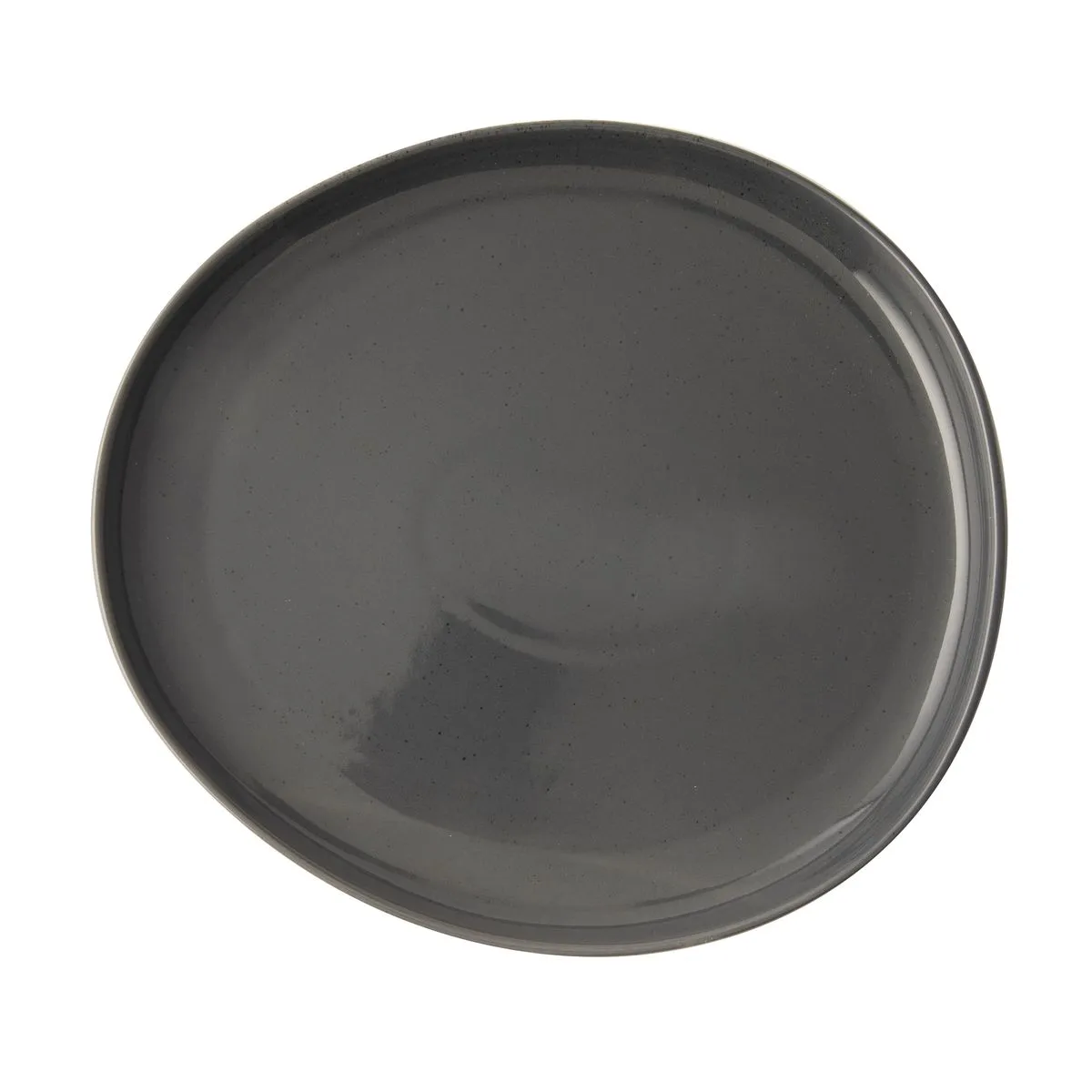 OMADA Irregular 23cm Dark Grey Side Plate Set of 4