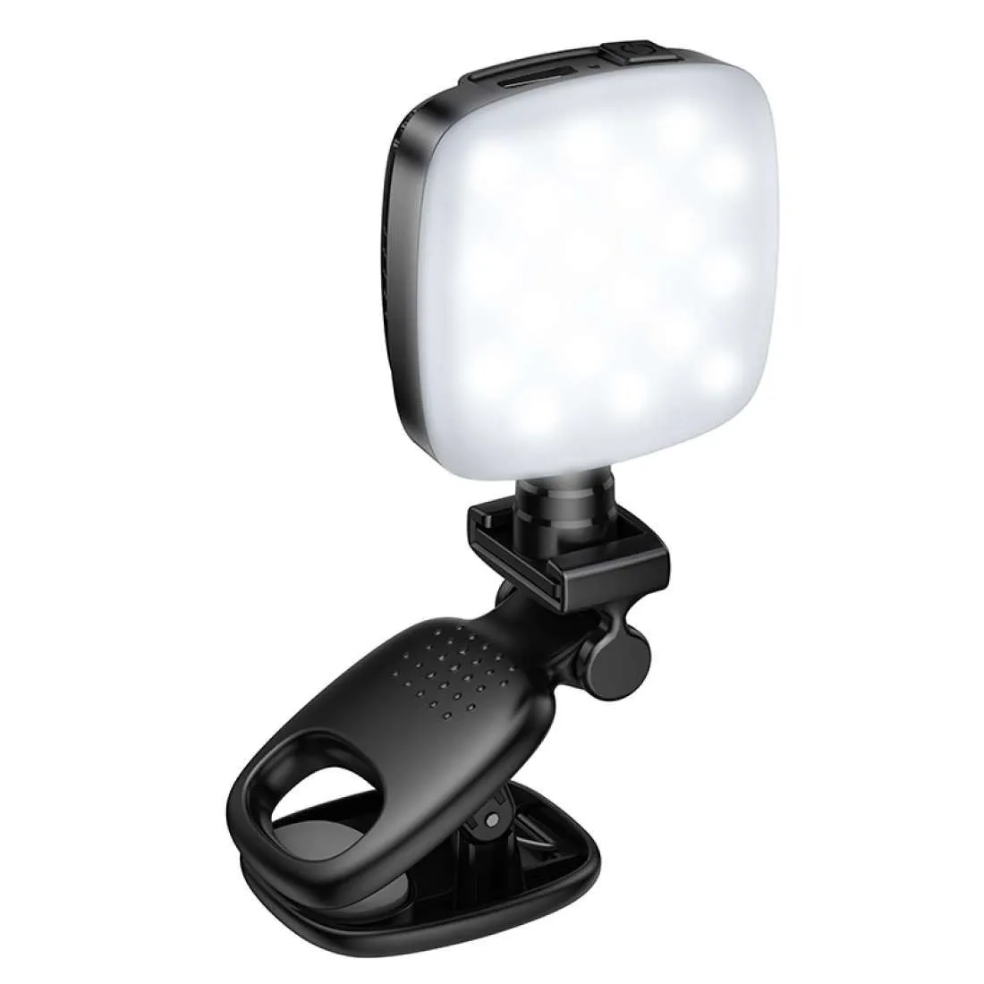 Portable Clip-On Selfie Light 9-Level Dimmable LED Fill Light For TikTok
