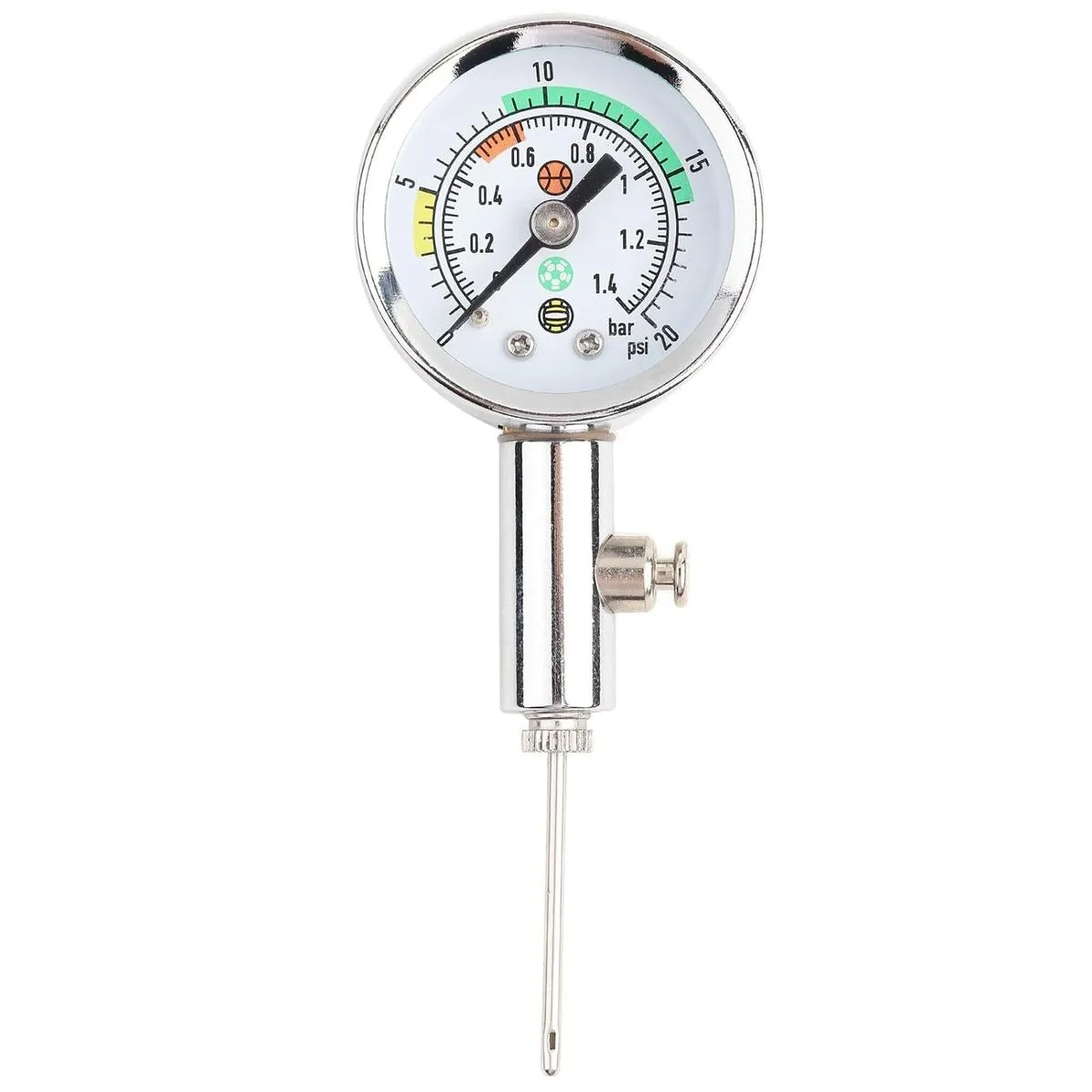 Air Gauge, Easy to Read Dial, Accurate Pressure Showing,