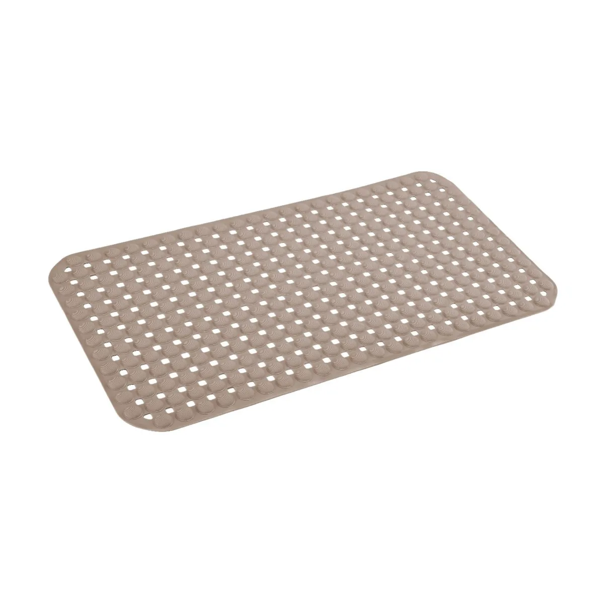 Modern Non-Slip Silicone Bath Shower Mat - Beige