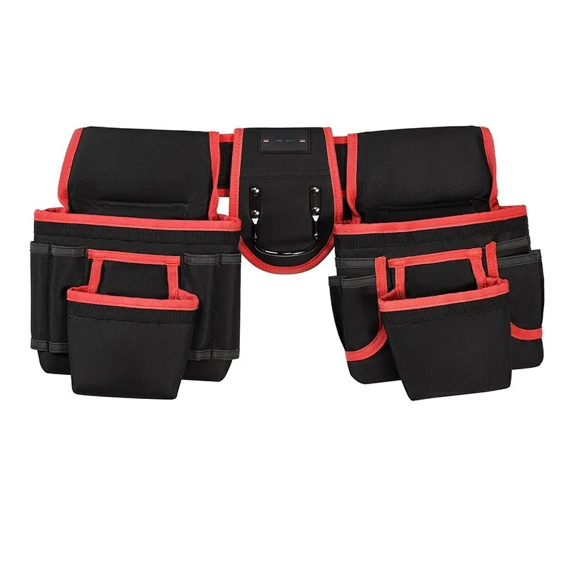 Multi-Function Portable Waist Bag, Repair Tool Storage Pouch, Red