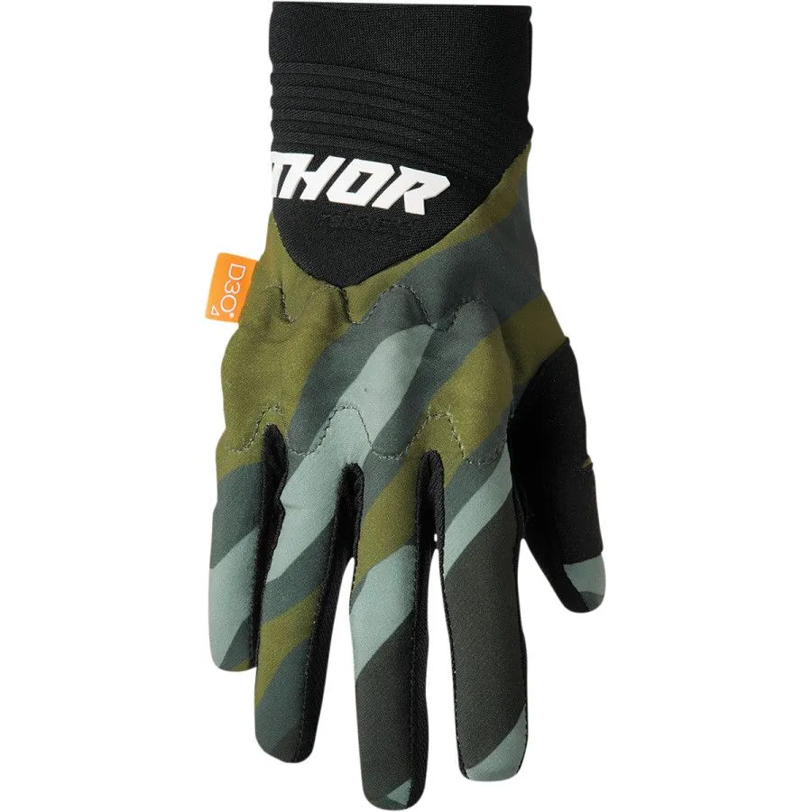 Thor Rebound Camo & Black Gloves
