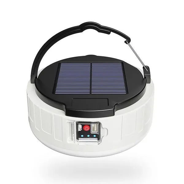 Solar LED camping light