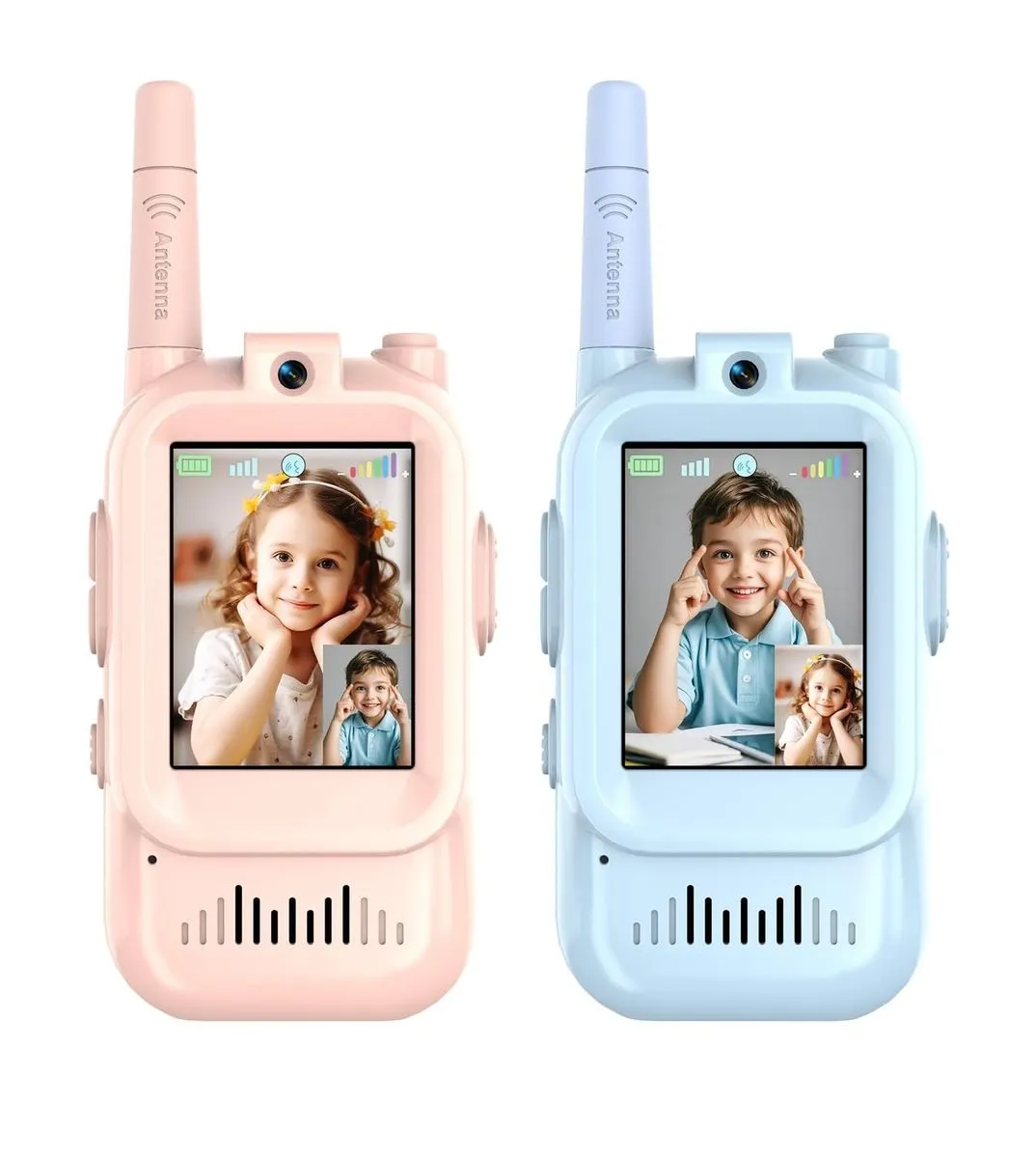 Kids Video Walkie Talkie, Cartoon Two-Way Radio HD Call Parent-Child Toy
