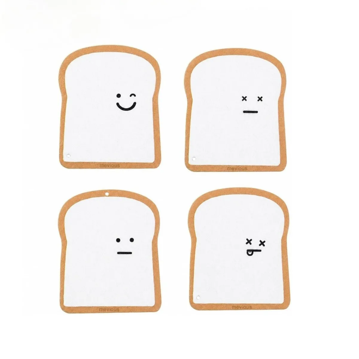 Bread Sponges, Toast Shaped Pop-Up Compostable Sponges