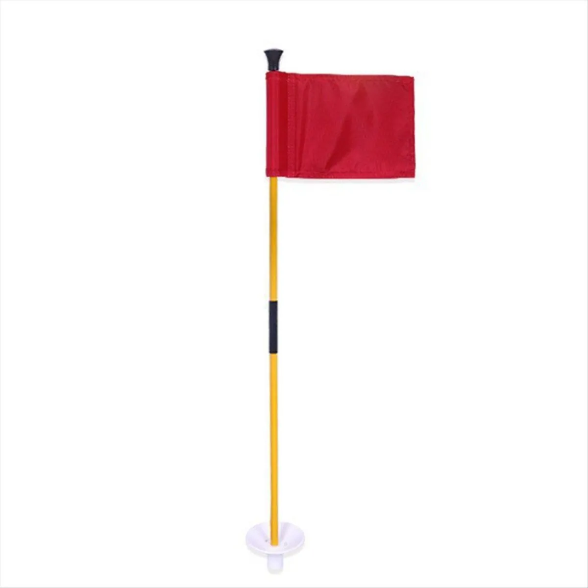 Red Golf Green Flag Two-Section Detachable Flagpole