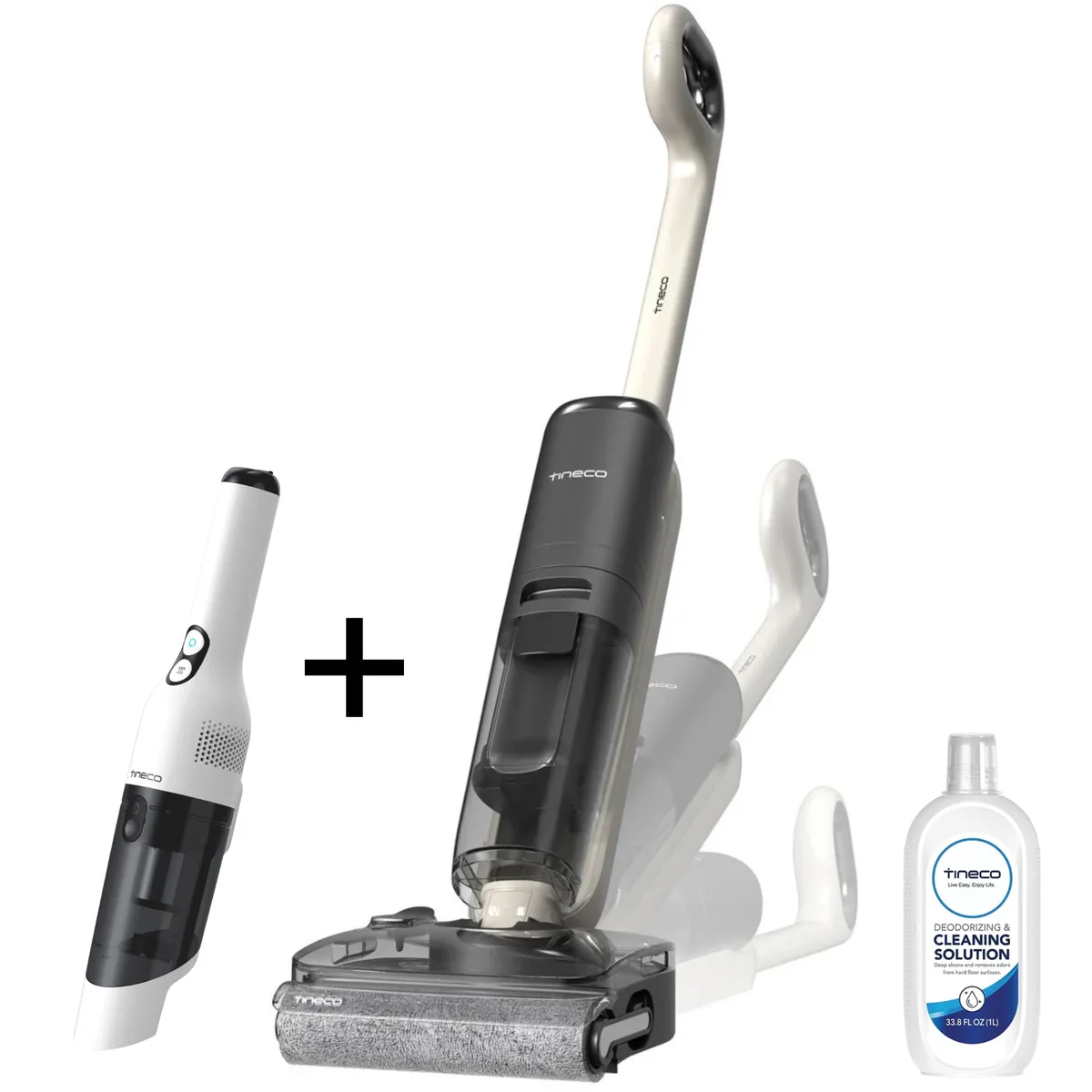 Tineco iFLOOR Y5 Stretch Floor Washer + Go Mini Handheld Vacuum Bundle