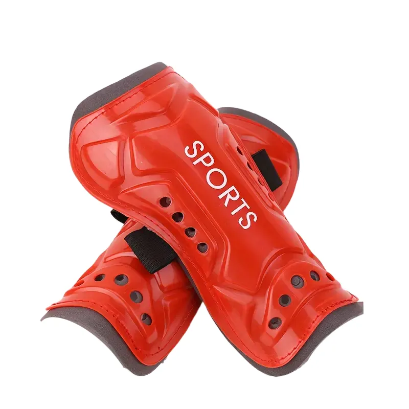 Shield Your Shooting Star to Be: Play Soccer Shin Guards - Ages +-3 to +-5 - Red