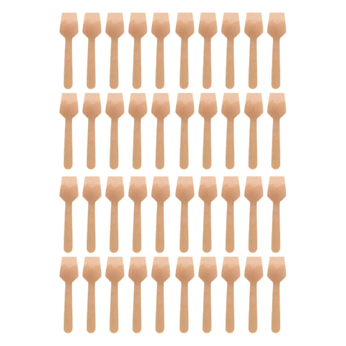 Regent Disposable Bamboo Mini Cocktail Spades 110mm 2 Pack 40 Piece