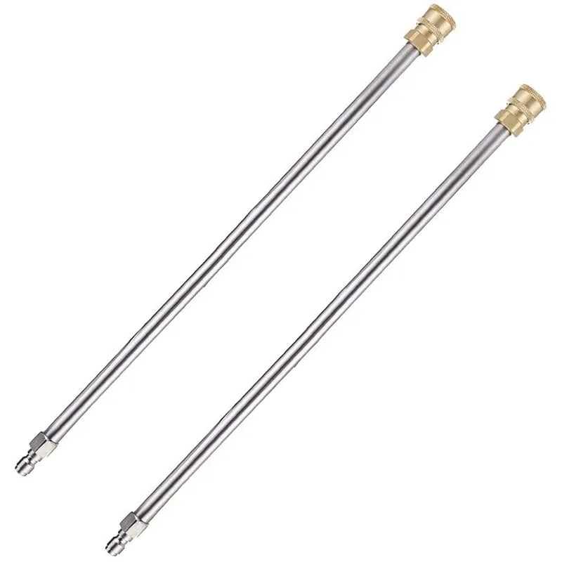 Pressure Washer Extension Rod 17Inch Stainless Steel Nozzle, 2 Pieces