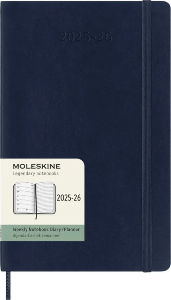 2026 18m Sapphire Blue Large Weekly Soft