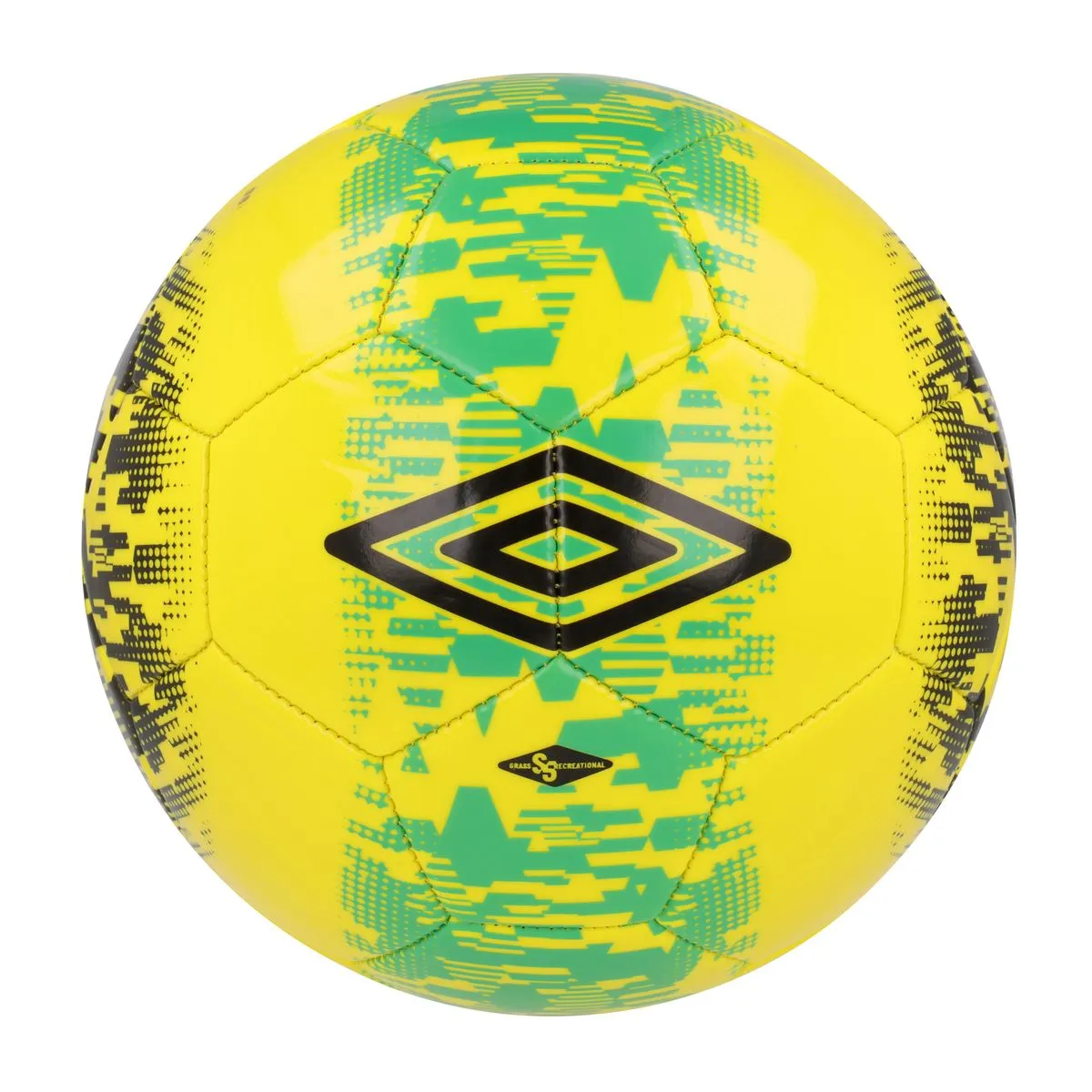 Umbro Formation Recreational Soccer Ball - Safety Yellow/Black