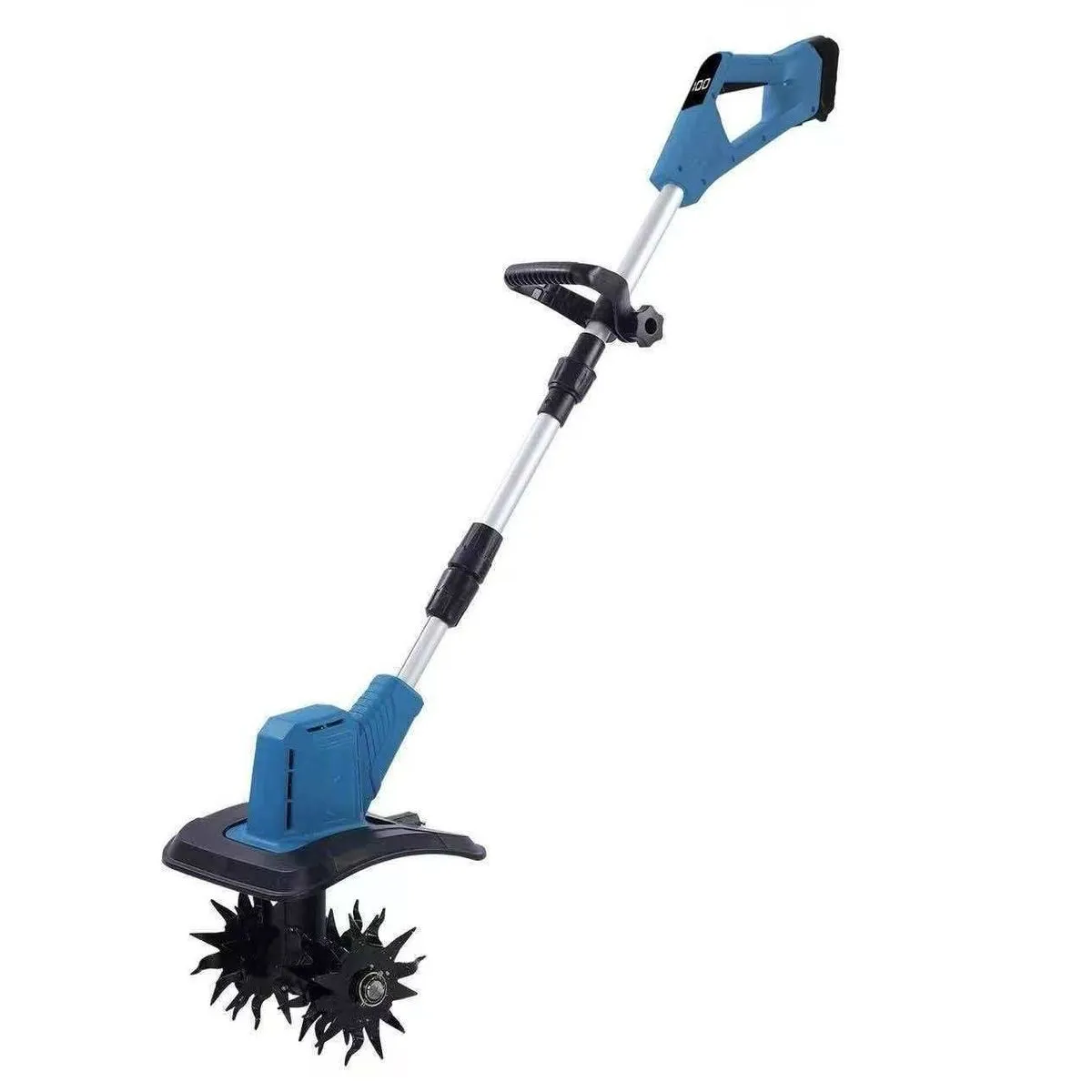 48V Digital Display Tiller Set, Agricultural Soil Loosener