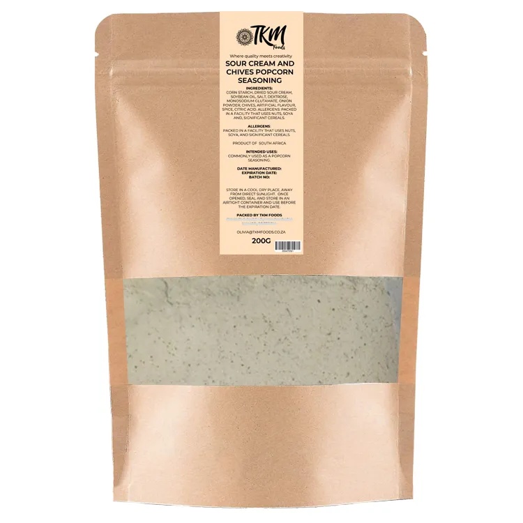 TKM Foods - Sour Cream & Chives Popcorn Seasoning