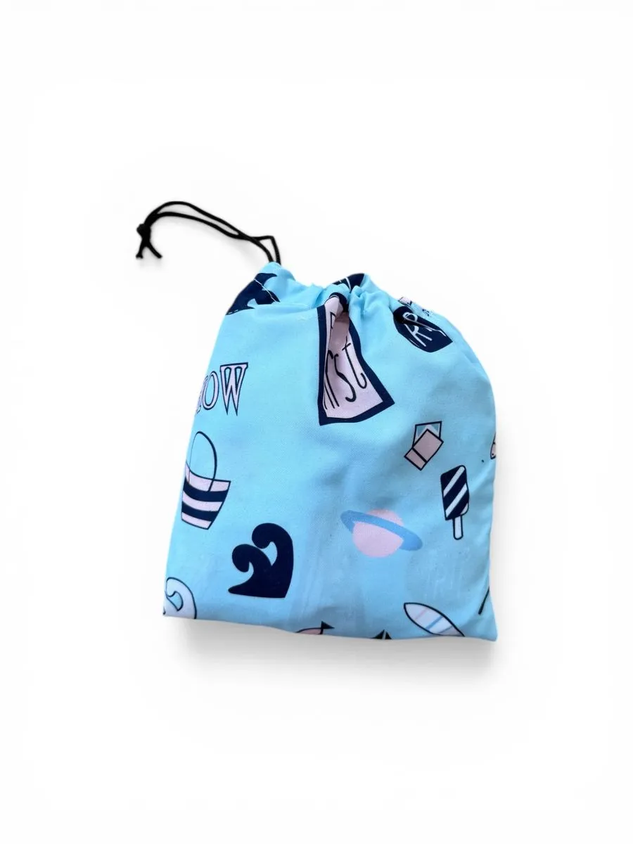 Trolley Cart Cover for Babies & Toddlers - Blue