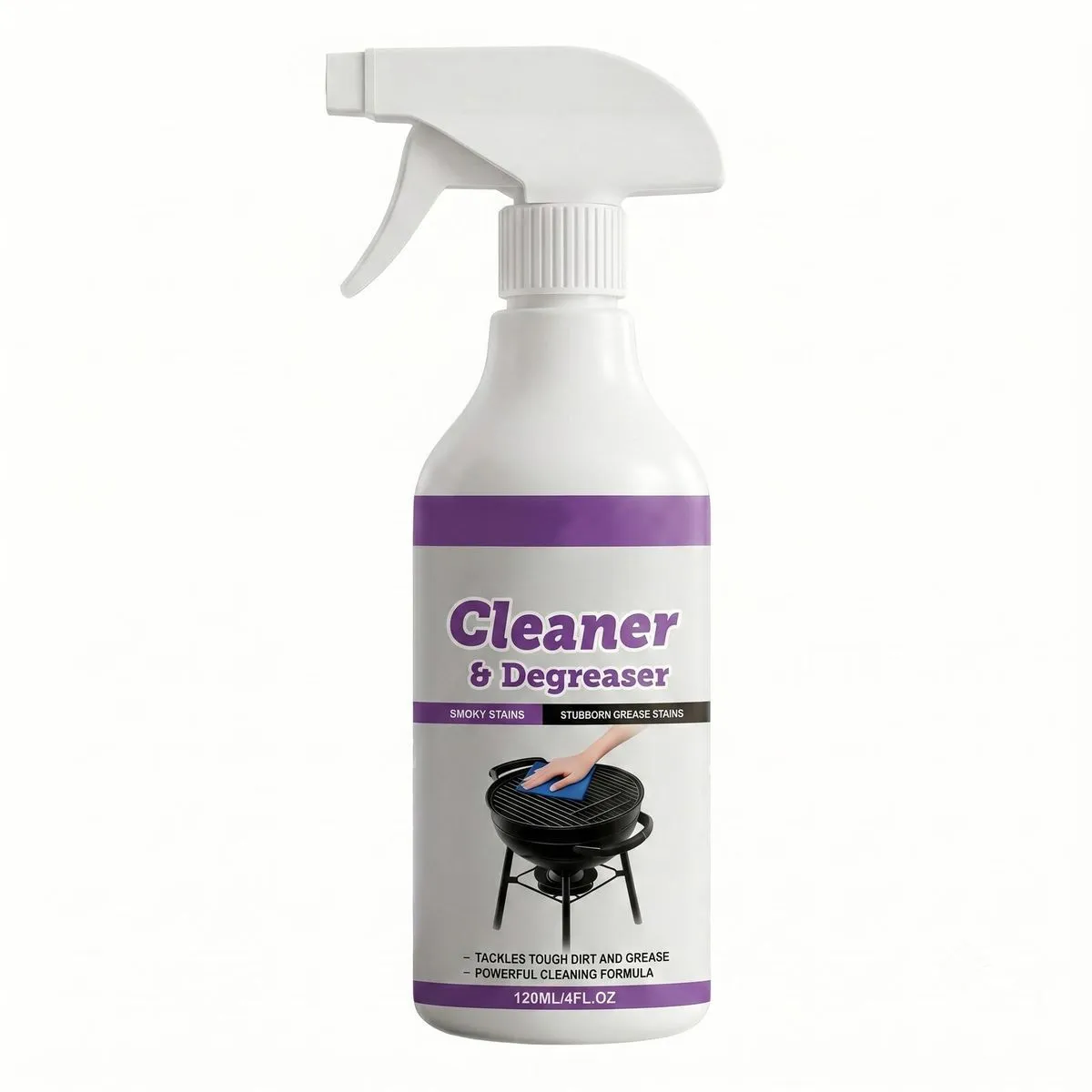 BBQ Grill Cleaner Spray for Grates Griddles and Grease